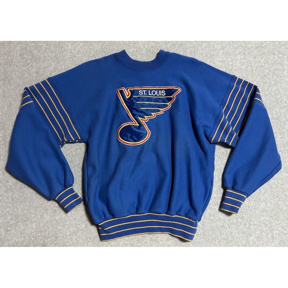 Vintage 90s St Louis Blues NHL Crewneck Size Medium Legends Athletic Wear